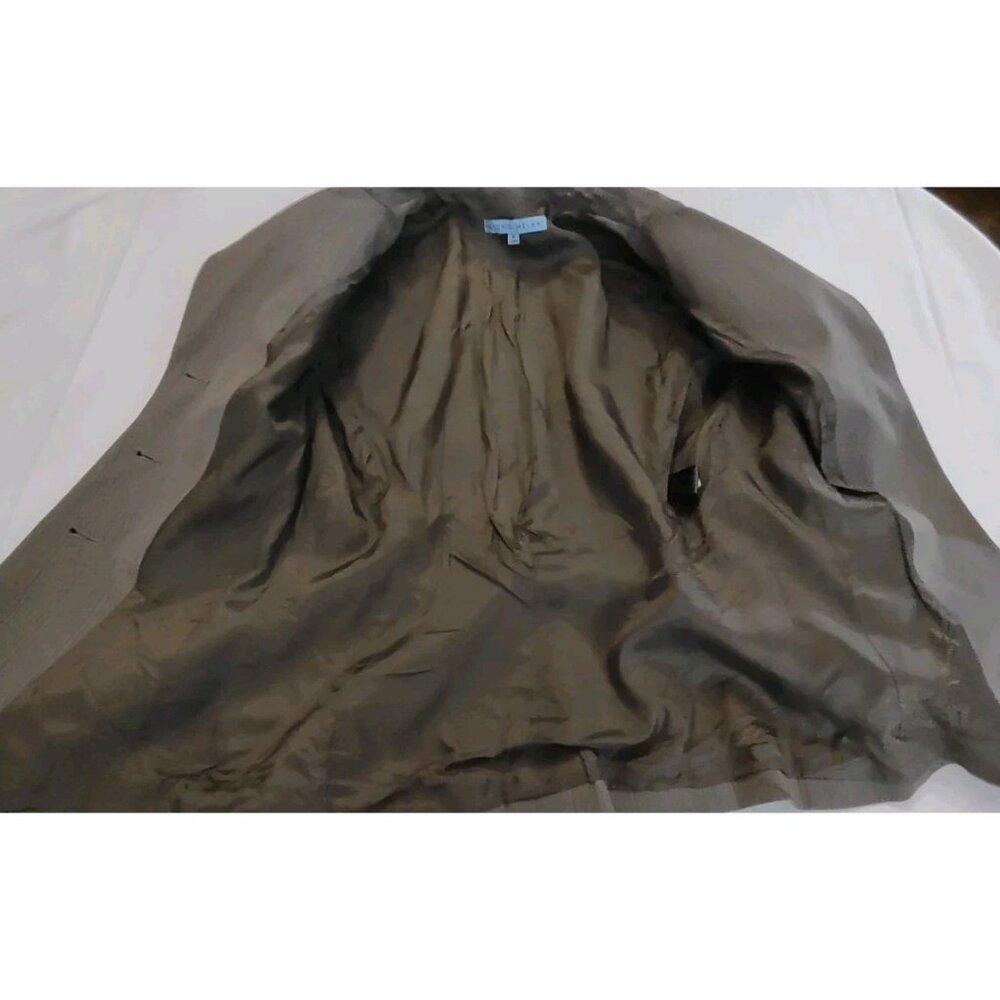 ANTONIO MELANI   Structured Classic Blazer Jacket Top Size 0 Dark Gray - Picture 10 of 13